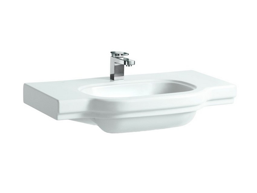 LAUFEN LB3 Раковина-столешница, подрезаемая до 700 мм, 1 отв., 850x520 мм, белый арт. 36889