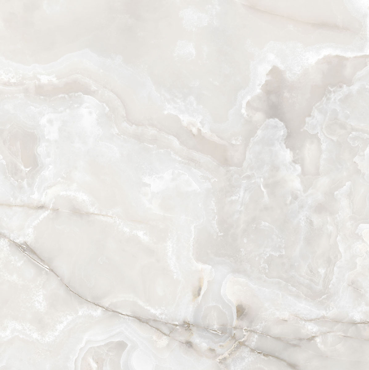 Керамогранит  ONYX&MORE WHITE ONYX GLO 6MM R 160X160 арт. 84003