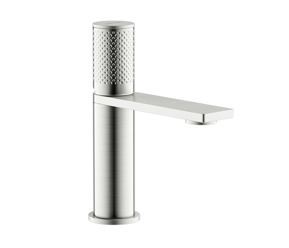SANCOS Nexus Смеситель для раковины, БЕЗ ДК, излив 117 мм, PVD брашированный никель арт. 77478