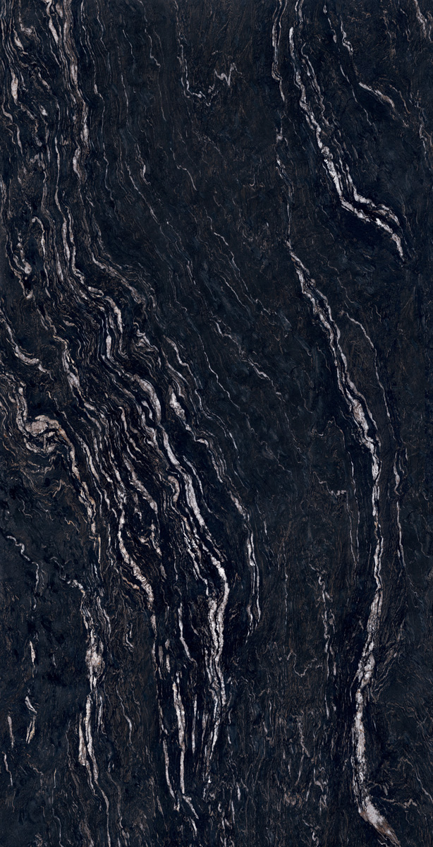 Керамогранит SENSI GEMS TITANIUM BLACK  SOFT RET 160X320 арт. 83944