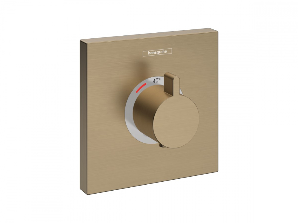 HANSGROHE ShowerSelect Highfow Термостатический смеситель для душа, СМ, 42 л/мин, шлиф. бронза арт. 38813