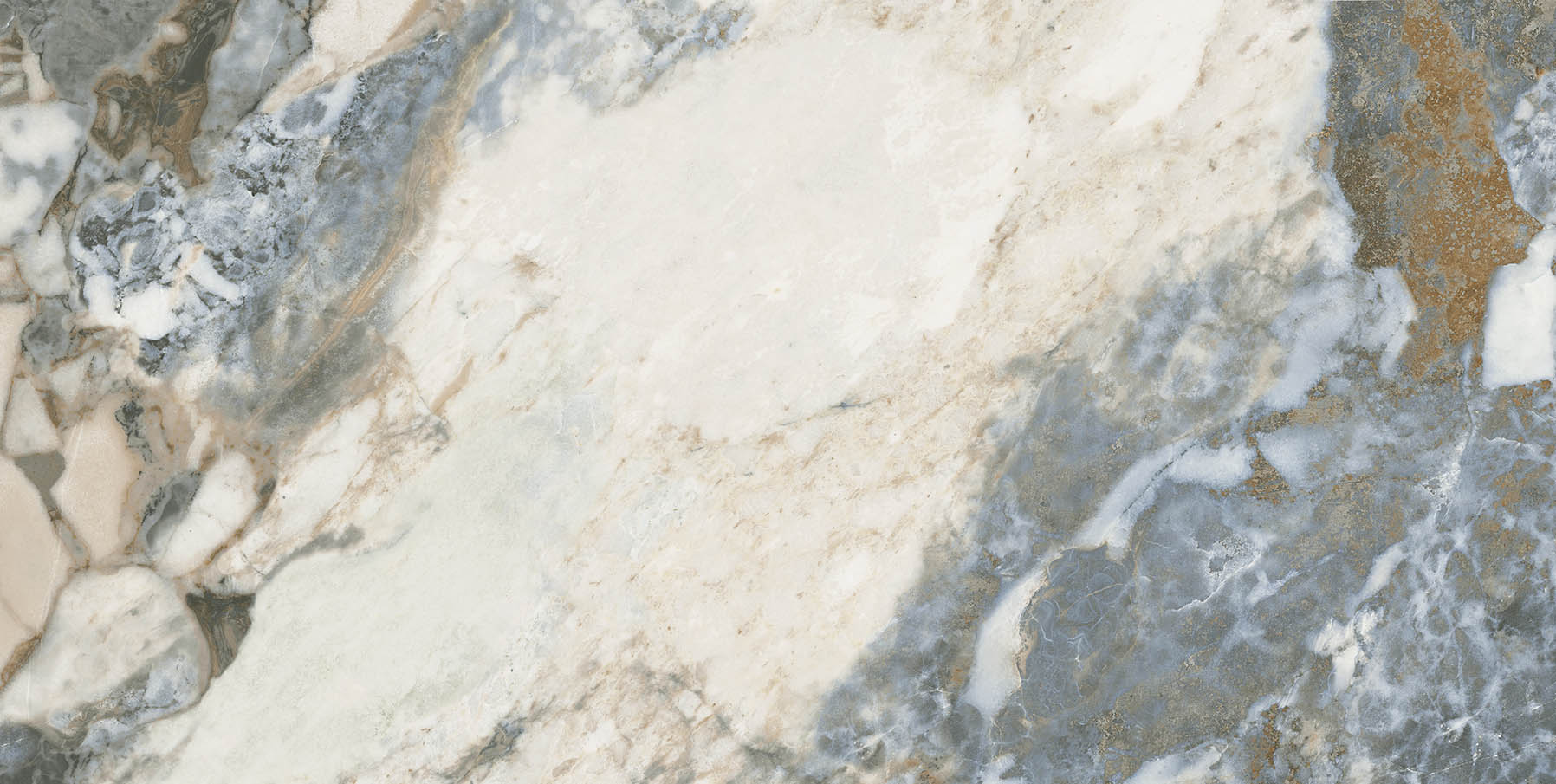 Плитка Geotiles Margot Blue 60x120 Compacglass (1,44 кв.м.) арт. 53134