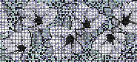 БлэкЭндВайт Декор черный (BW2G231) 20x44 арт. 20588