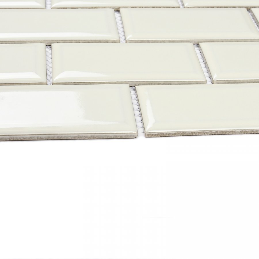 Плитка декоративная керамическая Brick White/Брикет белый 6*45*95 288*292 арт. 90294