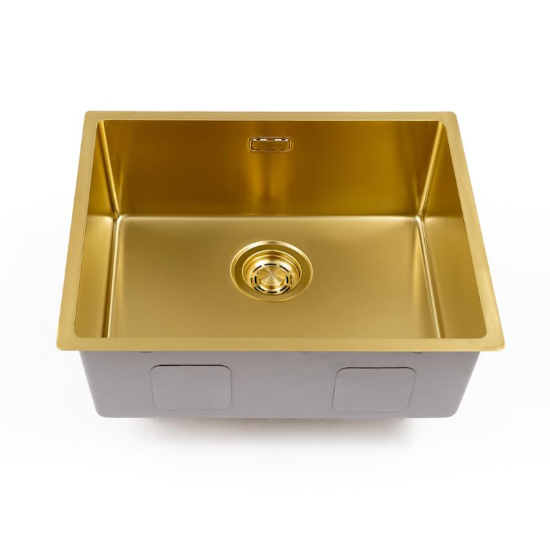 Кухонная мойка Grandex Aqua Optima 5011361, золото арт. 184548