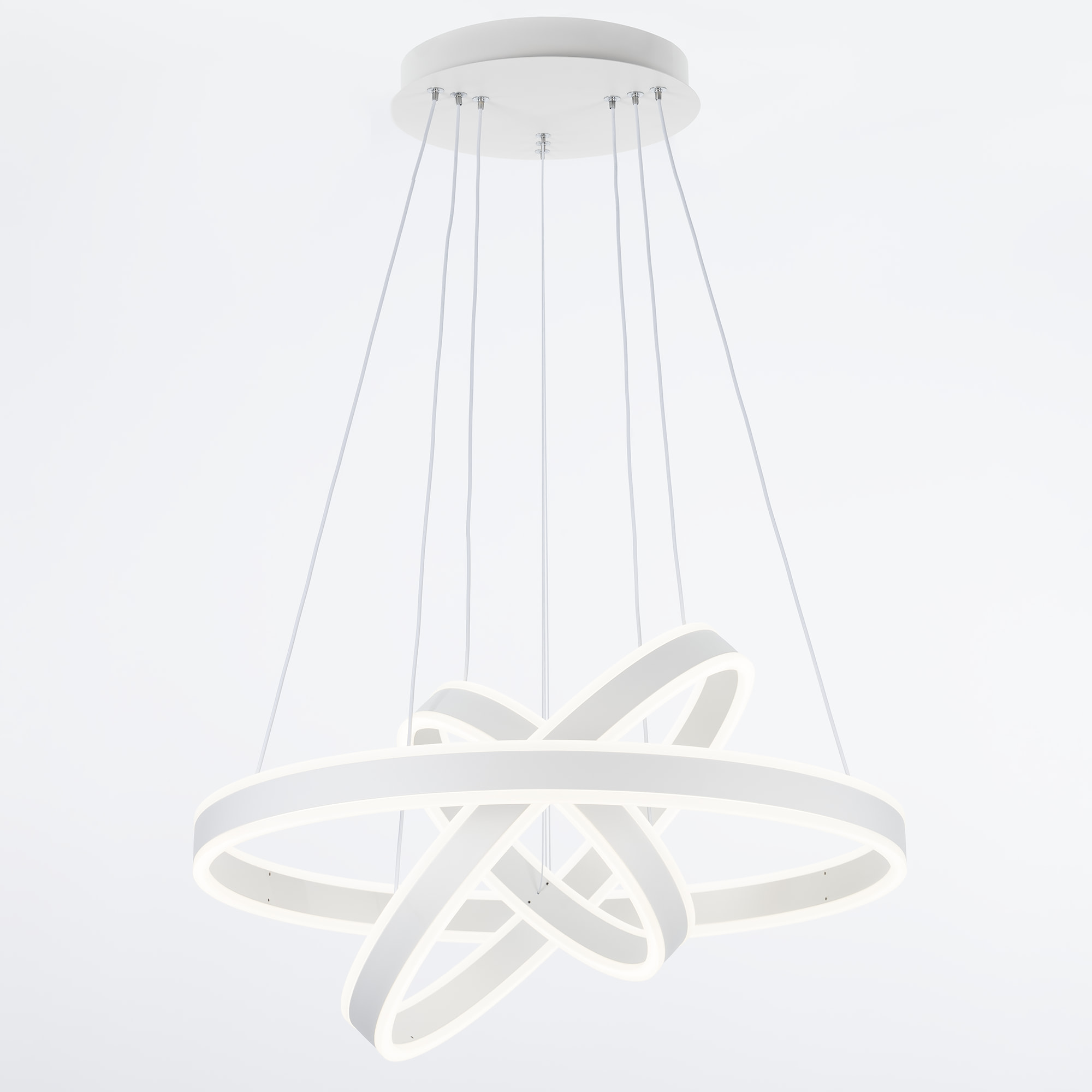 Citilux Дуэт CL719650 LED Люстра подвесная с пультом Белая арт. 89003