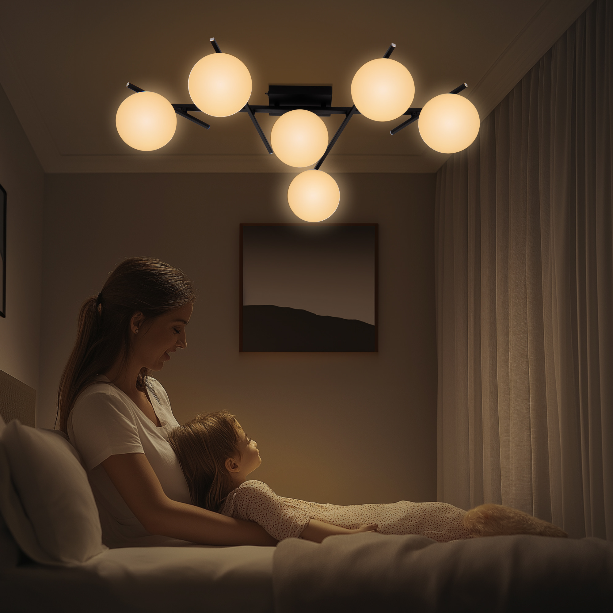 Citilux DORSY CL223162 LED Люстра поворотная Чёрная арт. 89409