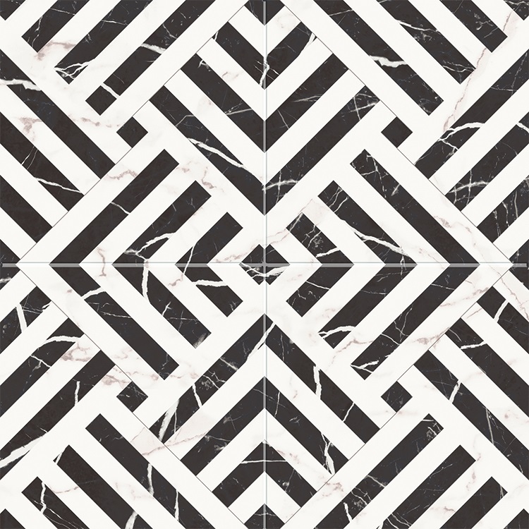 Керамогранит APOLLON Charcoal Black Pre-cut 45x45 арт. 71929