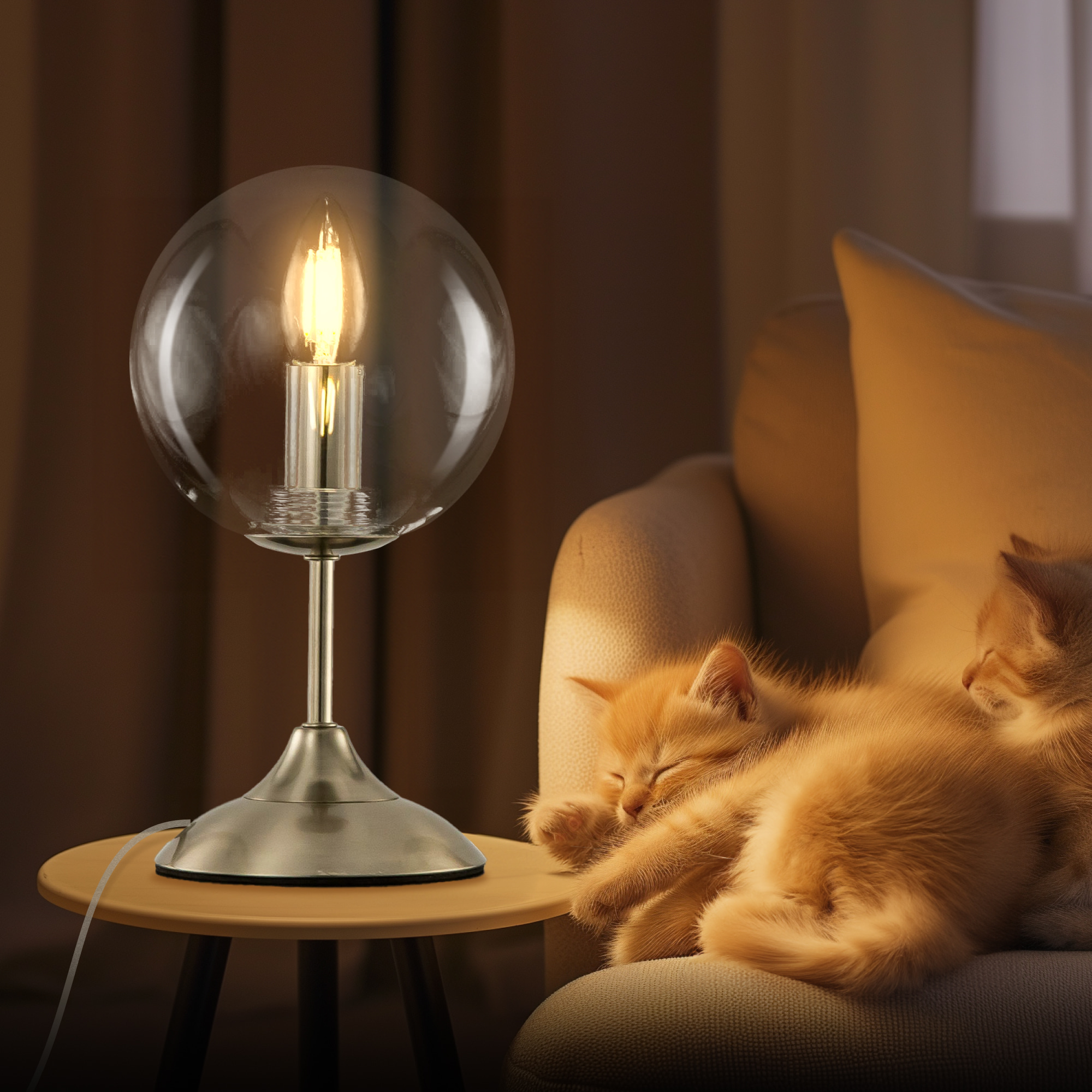 Citilux Томми CL102811 Настольная лампа Матовый Хром арт. 88568