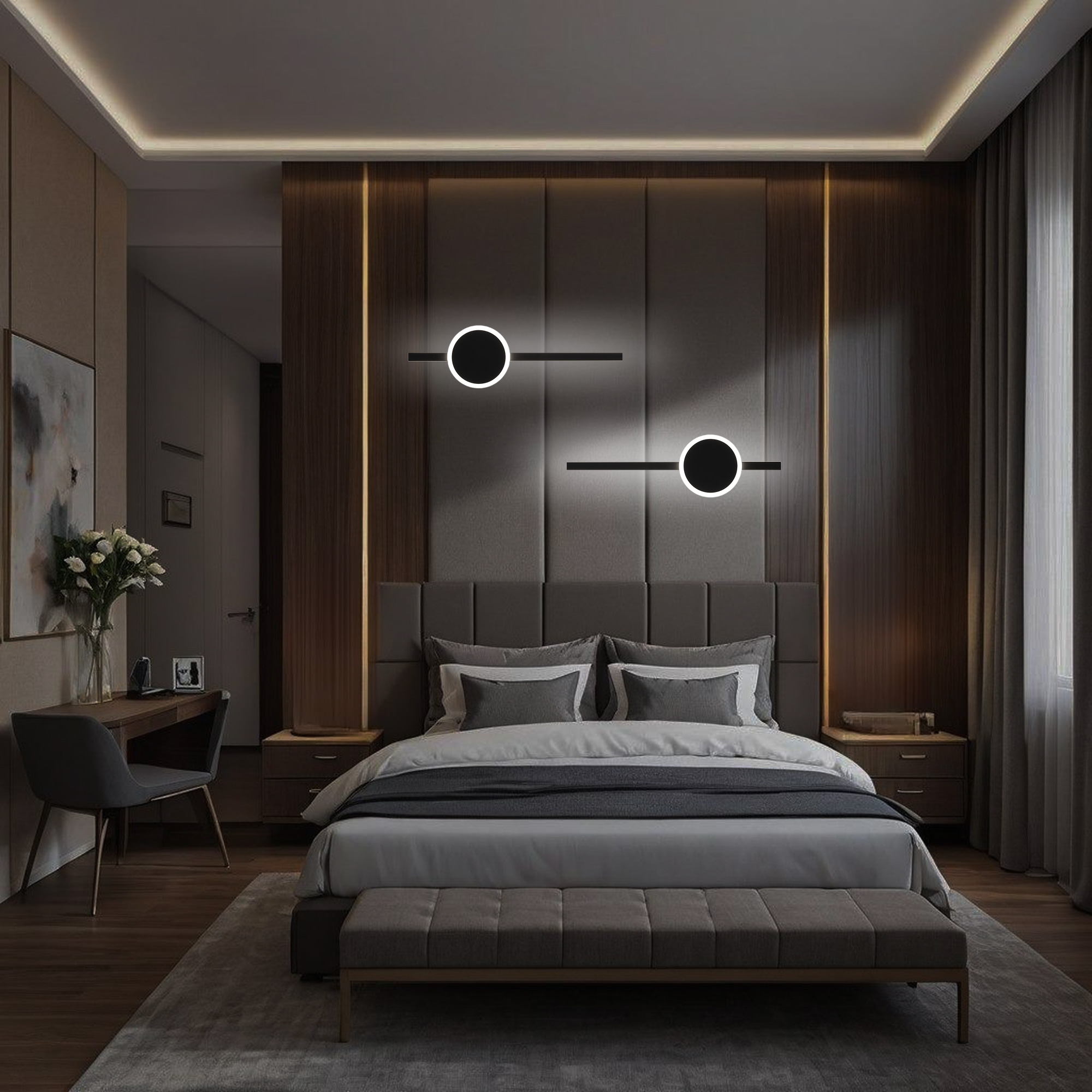 Citilux Стиг CL203301 Бра светодиодное с выключателем Чёрное арт. 89102
