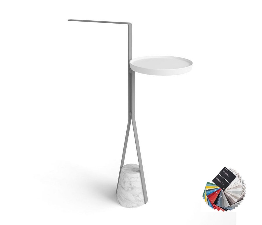ANTL Стойка-держатель полотенец, H80x24x55 см, Carrara satinato/goffrato арт. 31131