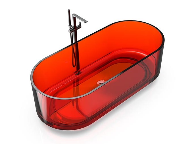 KNIEF ELLIPSE Shape Ванна отдельностоящая 170x75x56 см, 70 Jaspis/хром арт. 32479