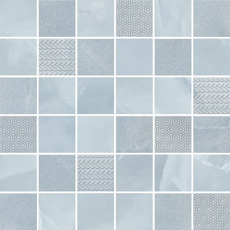 Мозаика Оникс синий мозаика / Мозаика 30х30 Onice blu mosaic арт. 73027