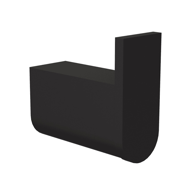 Крючок для ванной комнаты Knotlor RH102BL, черный арт. 183271