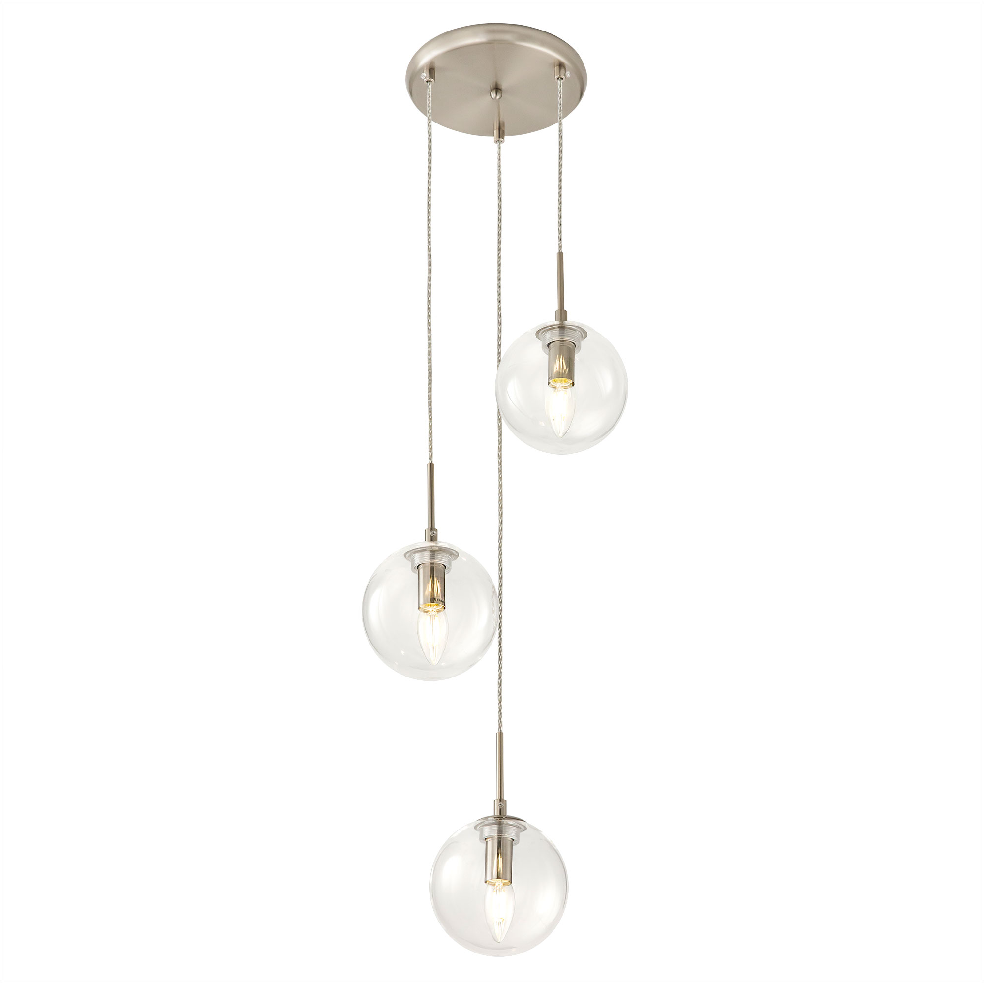 Citilux Томми CL102031 Подвесной светильник Матовый Хром арт. 88554