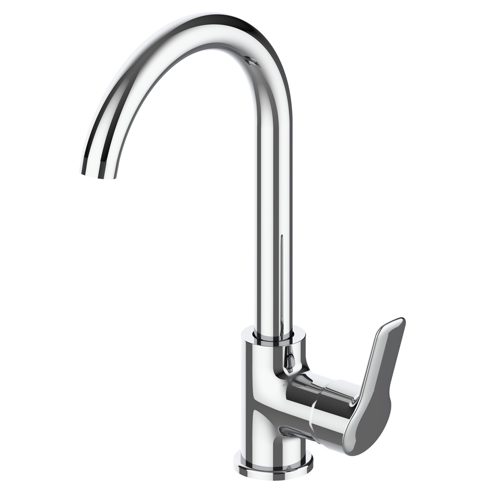 Смеситель для кухни VODA Wave WA519, хром арт. 171795
