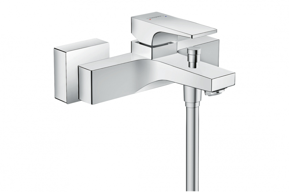 HANSGROHE METROPOL Смеситель для ванны однорычажный с рычажной рукояткой, ВМ, хром арт. 39738