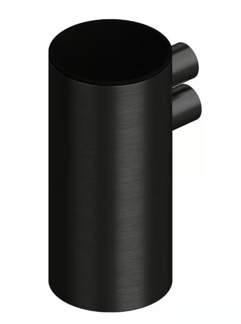 QUADRO DESIGN Стакан для зубных принадлежностей настенный, AISI304 PVD: Black gold арт. 31932