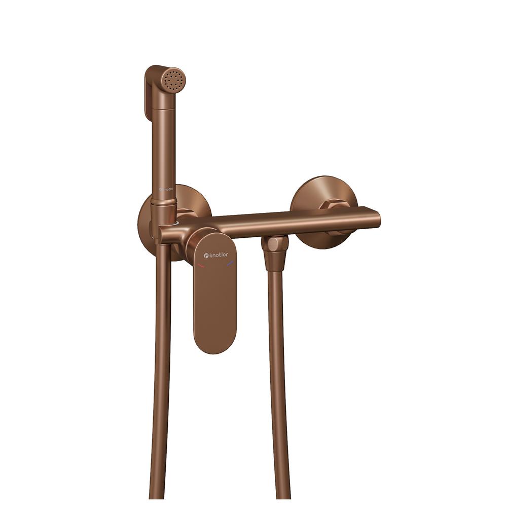 Гигиенический душ со смесителем Knotlor FHS01S0RB, бронза арт. 189664