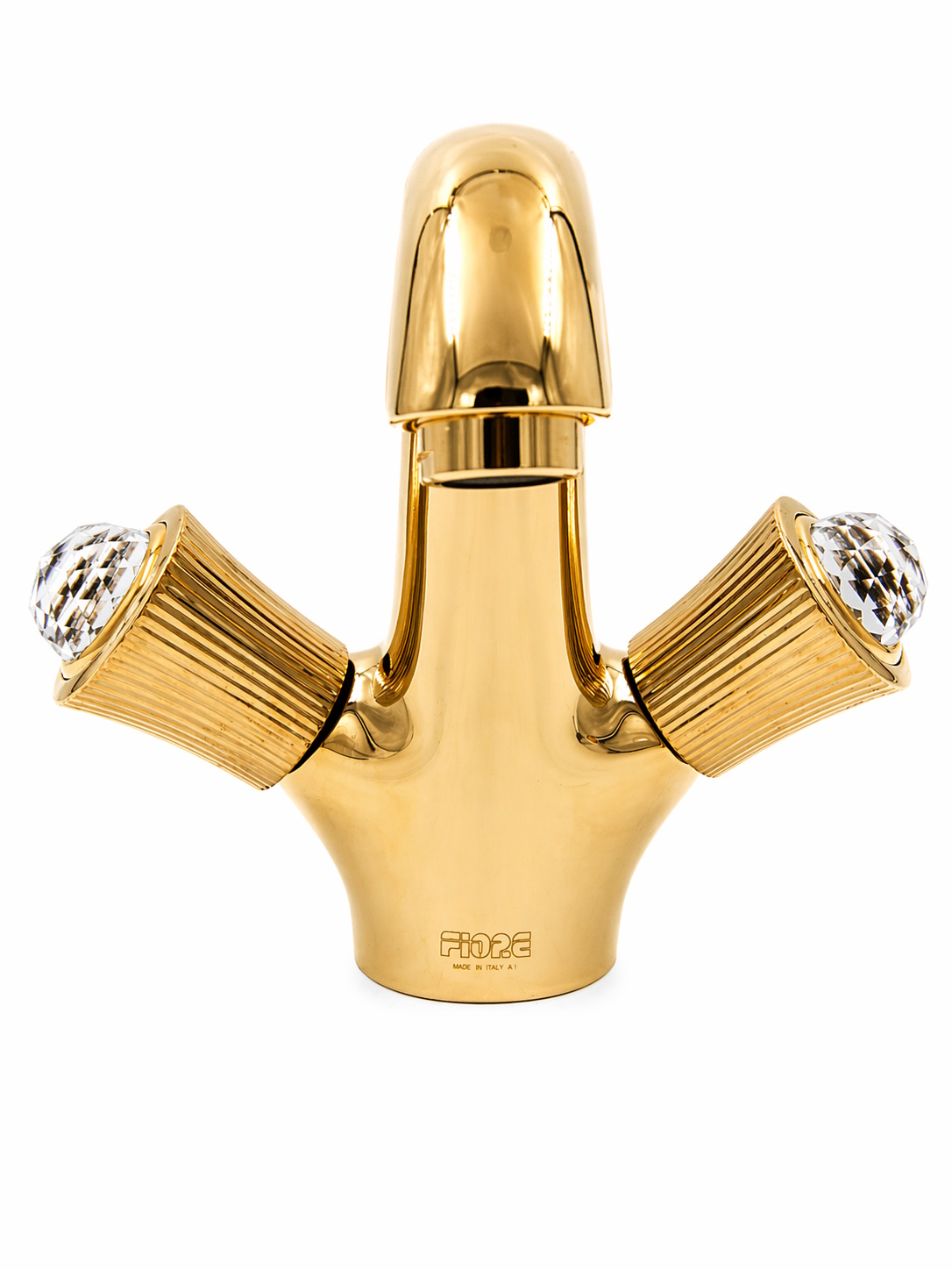 Смеситель для раковины с донным клапаном Fiore VENERE SKY (SWAROVSKI®) 13OO0623, золото арт. 162595