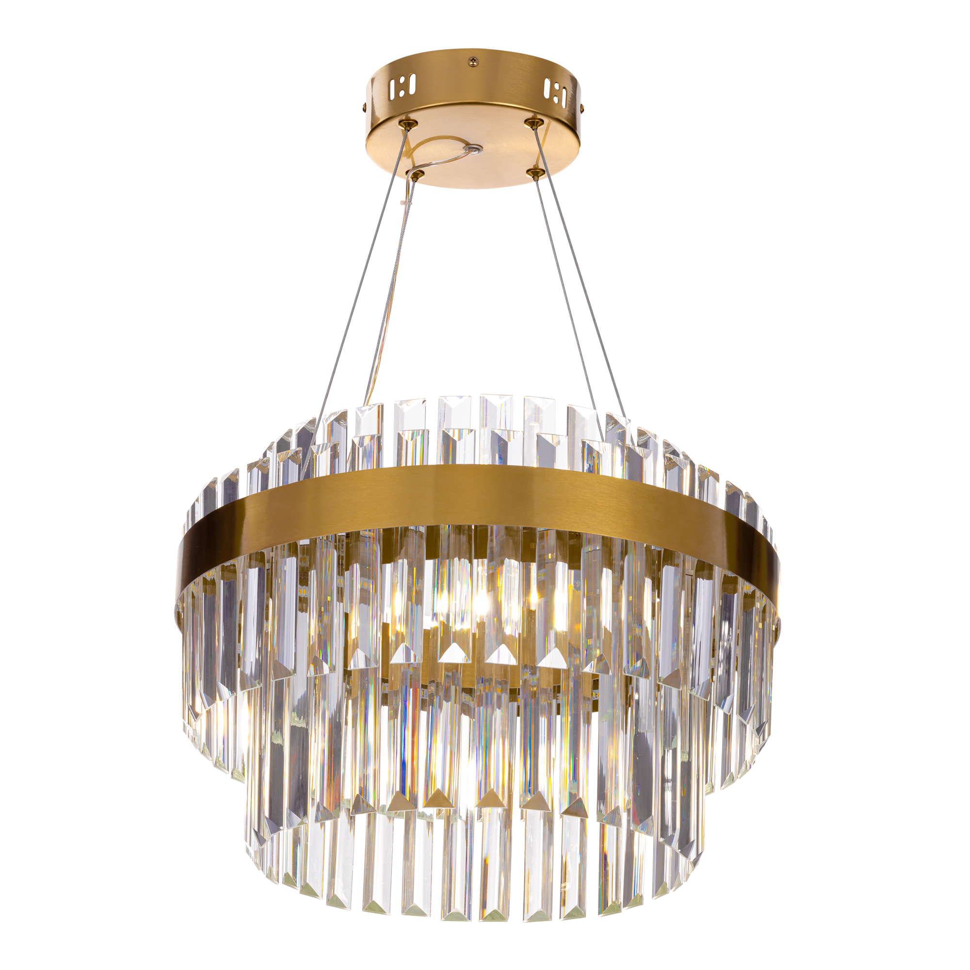 Citilux Sheldon CL339143 LED Люстра хрустальная с пультом Бронза арт. 89344