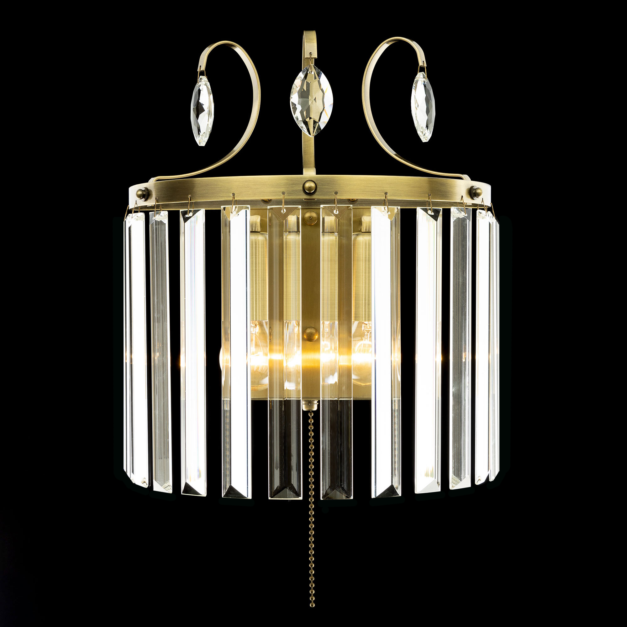 Citilux Инга CL335323 Бра хрустальное с выключателем Бронза арт. 88934