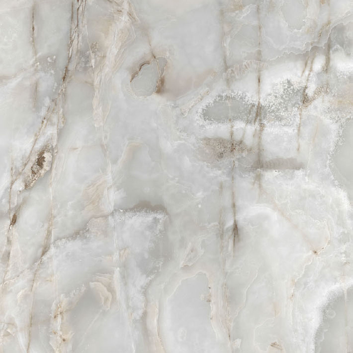 Керамогранит  ONYX&MORE SILVER ONYX GLO 6MM 80x80 RET арт. 84040