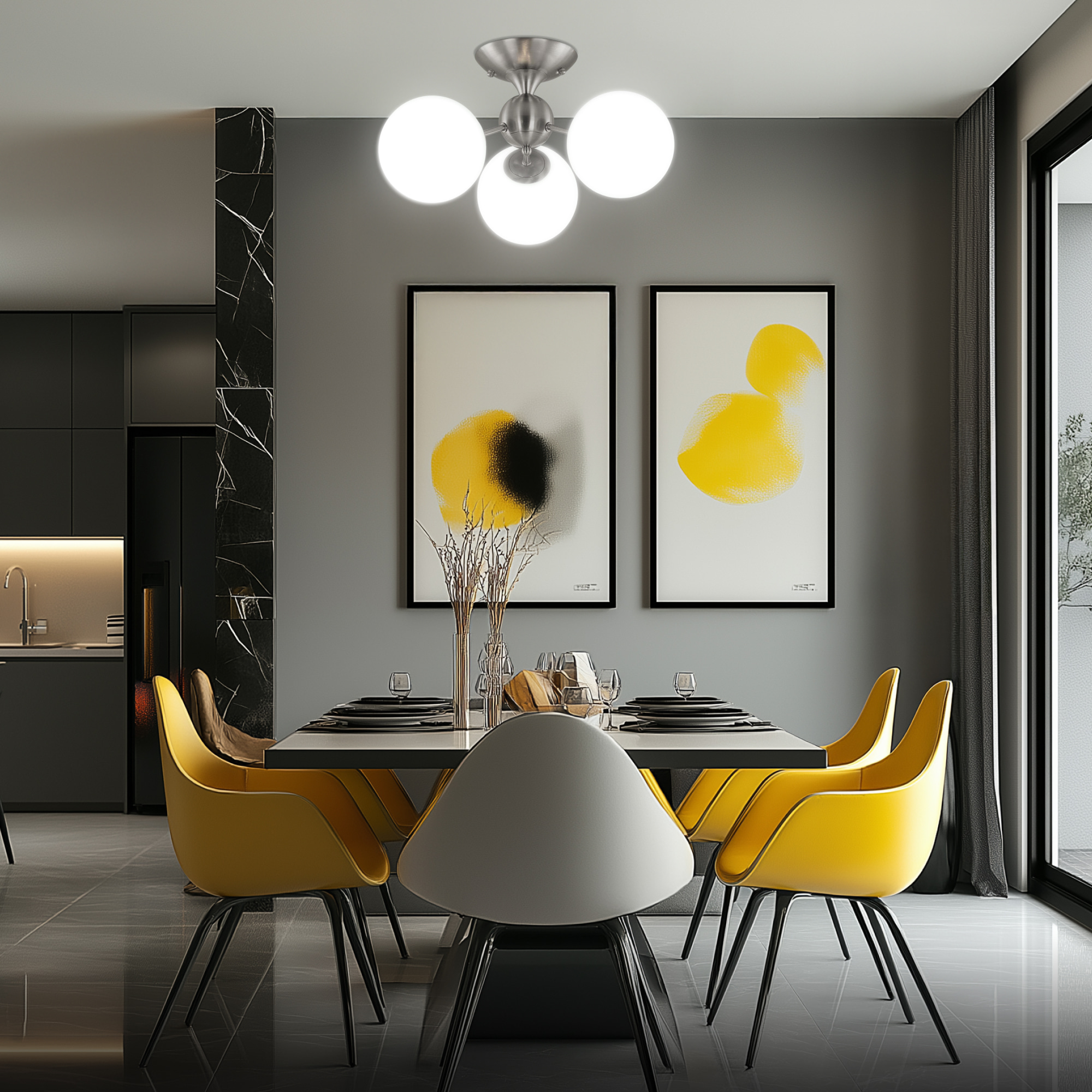 Citilux Томми CL102134 Люстра трехрожковая Матовый Хром арт. 88761