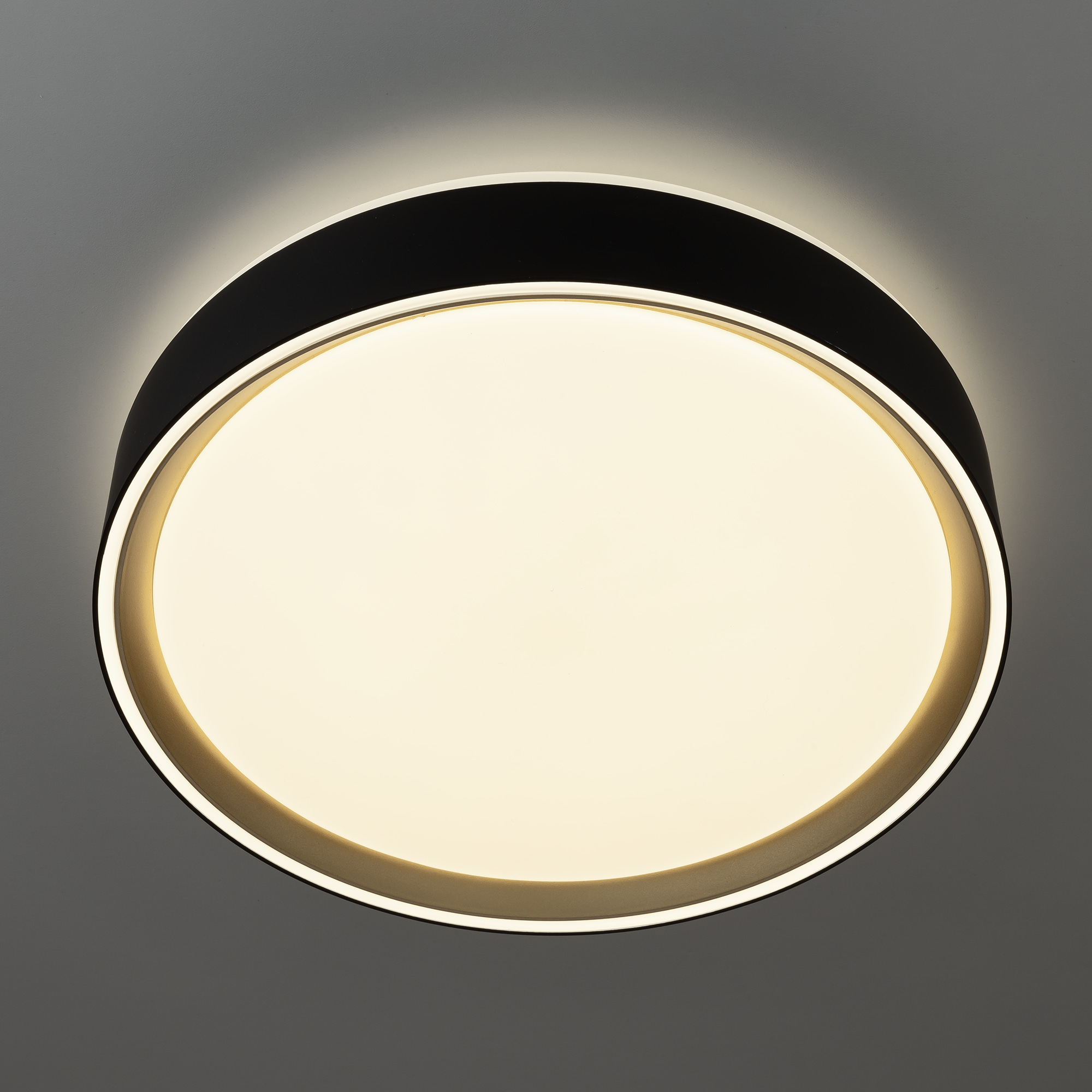 Citilux BOSS CL751251G LED RGB Светильник с пультом Чёрный с Золотом арт. 89221