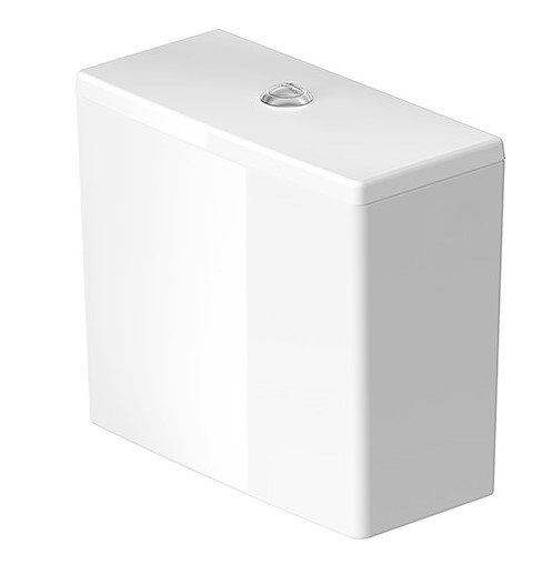 DURAVIT ME by Starck Бачок с механизмом двойного смыва, подключение снизу слева, белый/хром арт. 37434