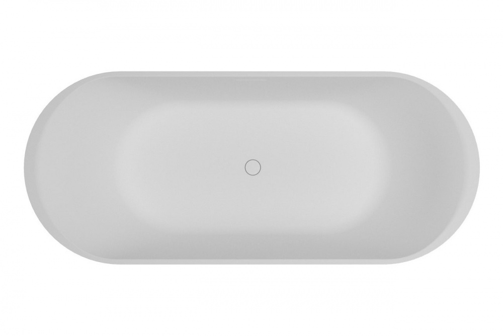 RIHO VALOR Ванна свободностоящая 170x72 см, 218 л, SOLID SURFACE - белый матовый арт. 32096