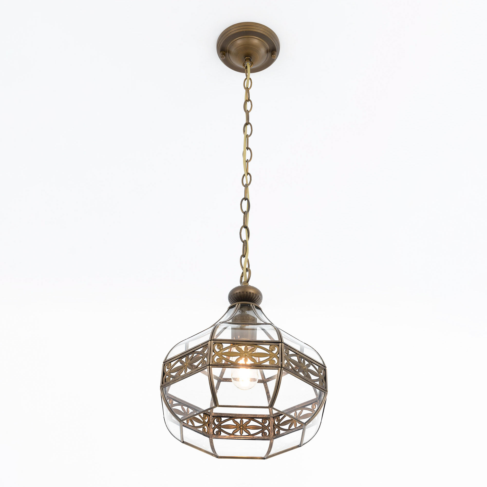 Citilux Гера-2 CL444210 Подвесной светильник витражный Бронза арт. 88129