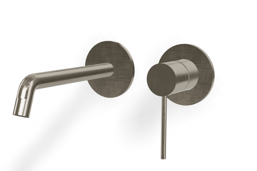 TREEMME Up+ Внешняя часть смесителя для раковины из стены, NF Brushed nickel арт. 35637