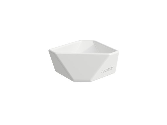 LAUFEN HOME COLLECTION TRIO Tray Чаша настольная из SaphirKeramik, 105x100хН40 мм, белый арт. 30371