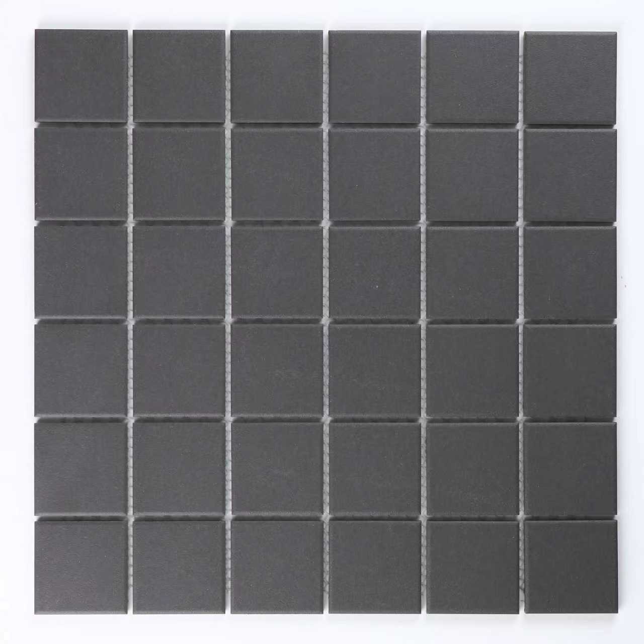 Плитка декоративная керамическая Arene black/Арена чёрный 6*48*48 306*306 арт. 90753