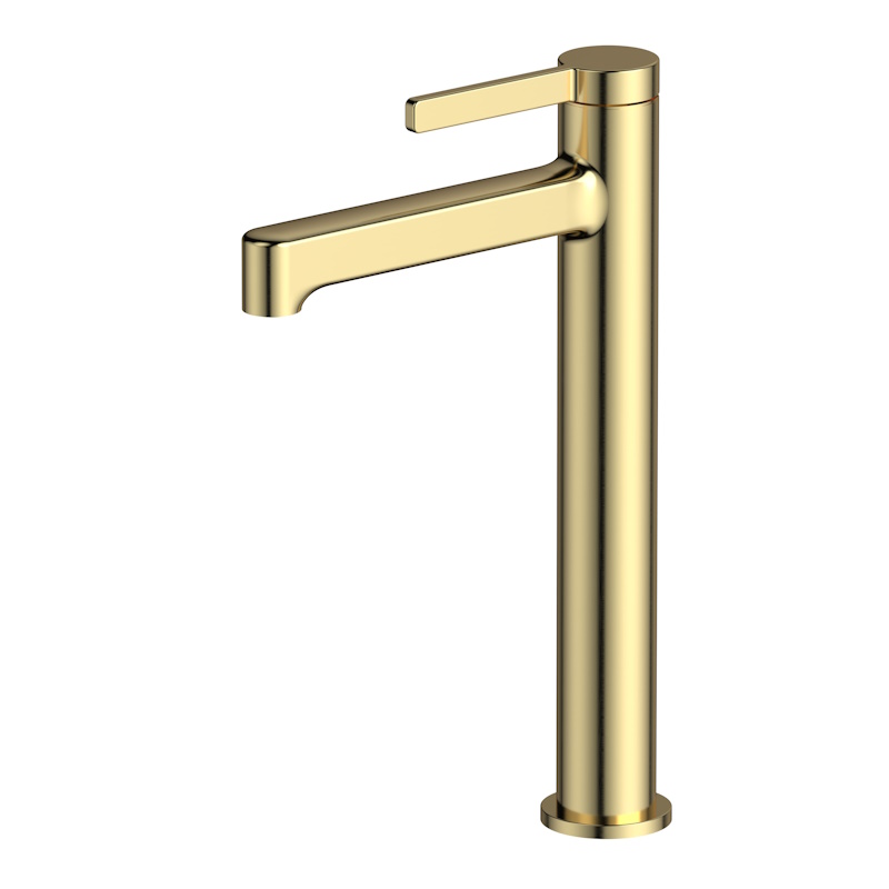 Смеситель для раковины высокий Esko SC25Gold/SC25G, золотой сатин арт. 164066