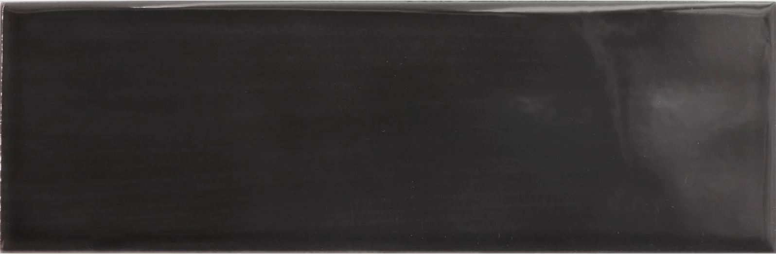 Equipe Island Настенная керамическая плитка Black 6.5x20 глазурованный глянцевый арт. 70504
