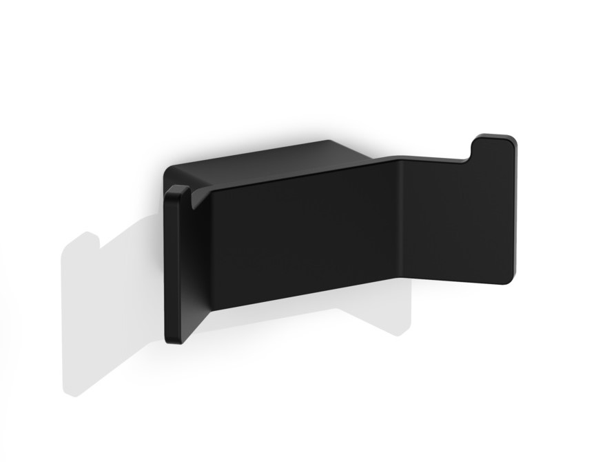 DW CONTRACT HAK2 Крючок двойной, Н3x7x3 см,Черный матовый арт. 30357
