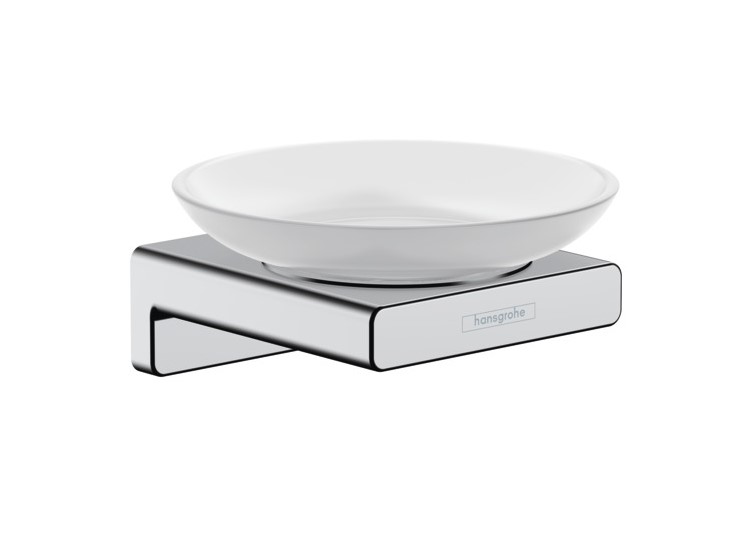 HANSGROHE AddStoris Мыльница настенная, стекло матовое/хром арт. 30577