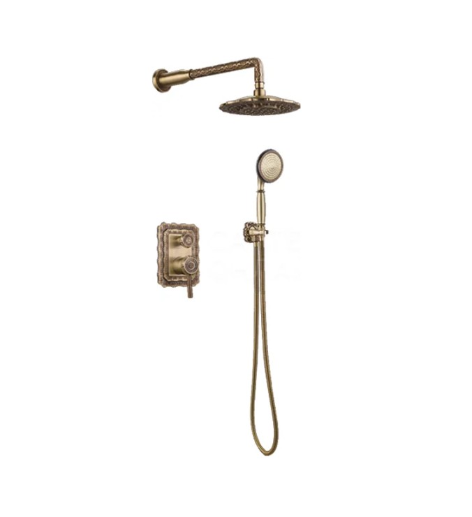Душевая система встраиваемая Bronze de Luxe WINDSOR 10138DF, бронза арт. 191034