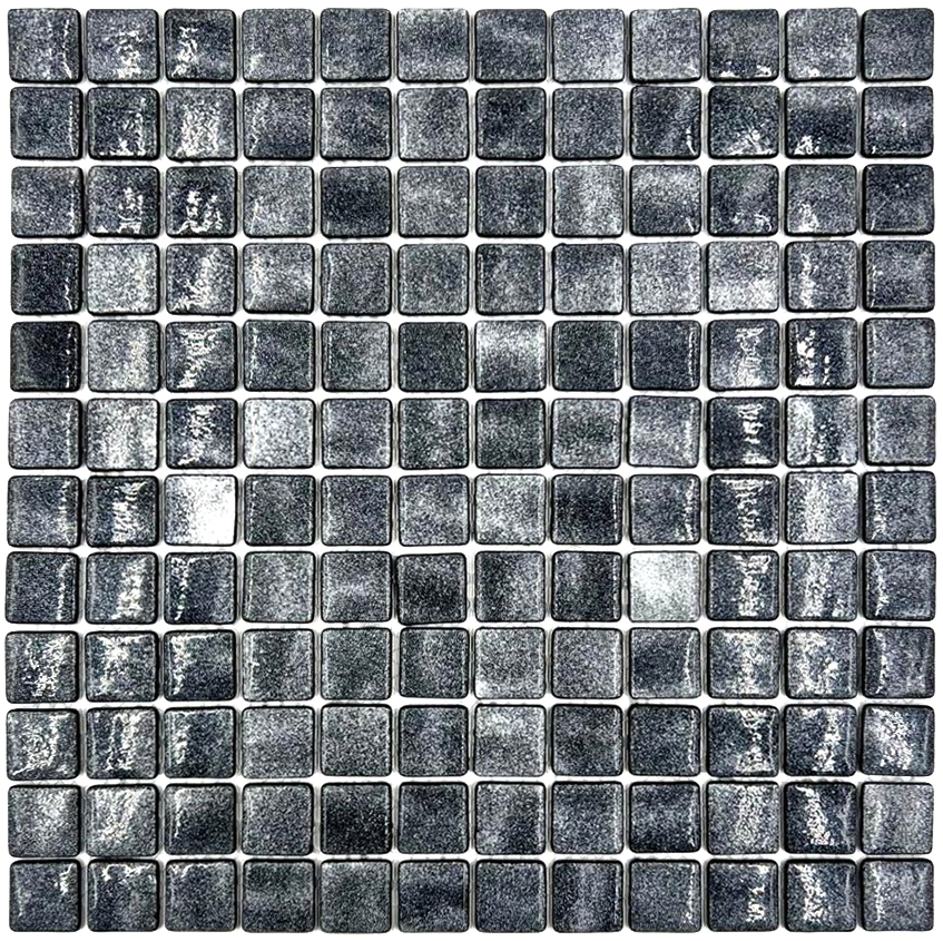 Плитка декоративная стеклянная Atlantis Iron/Атлантика металлический 4*24*24 315*315 арт. 90427