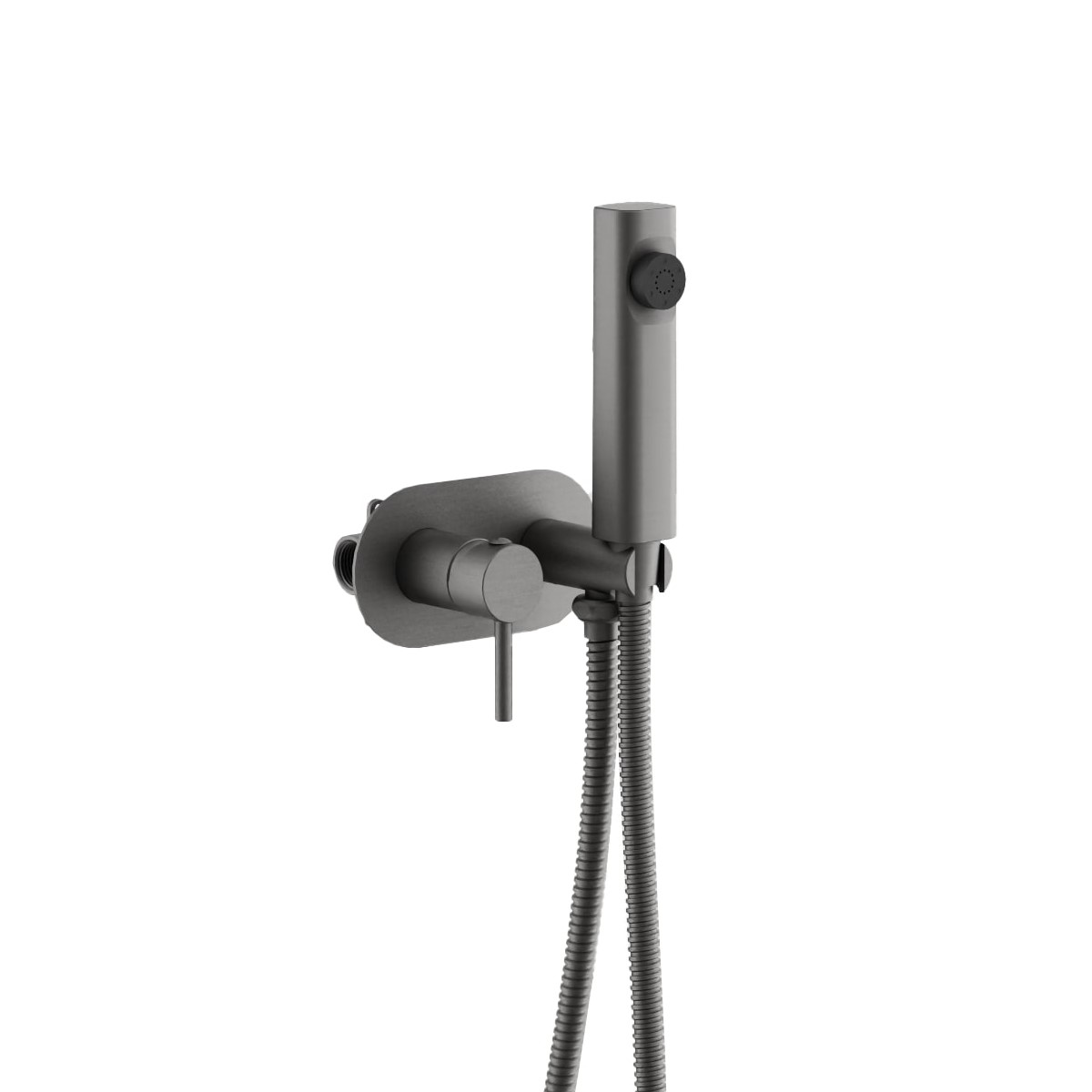 Гигиенический душ со смесителем BELZ B55807-3, оружейная сталь арт. 189471