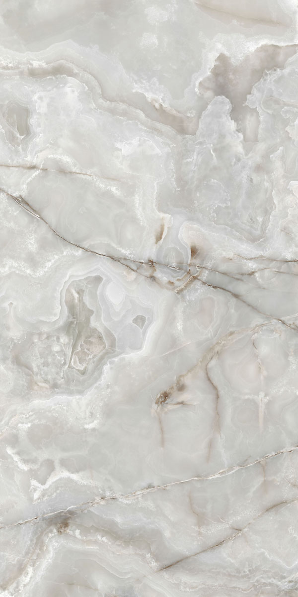 Керамогранит  ONYX&MORE SILVER ONYX GLO 6MM R 160X320 арт. 83989