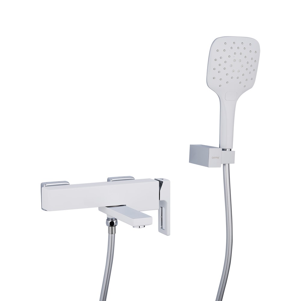 Смеситель для ванны GAPPO G3217-8, белый арт. 168450