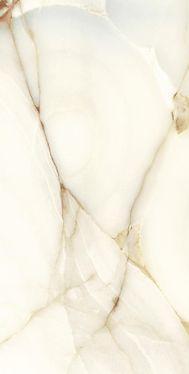 Керамогранит  BIJOUX ONYX BLANCHE GLO 6MM R	60X120 арт. 83915