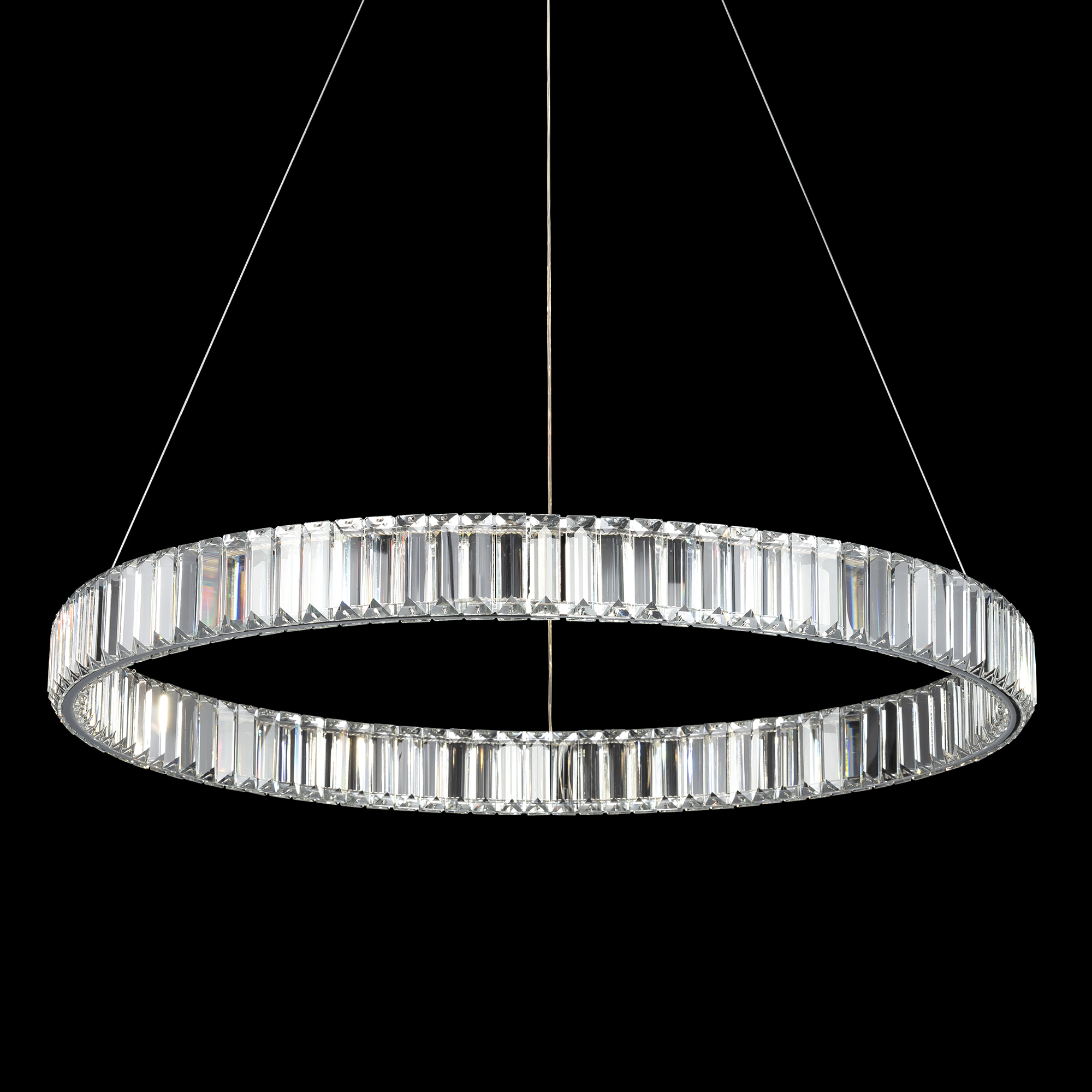 Citilux Чезаре CL338181 LED Люстра хрустальная с пультом Хром арт. 89038