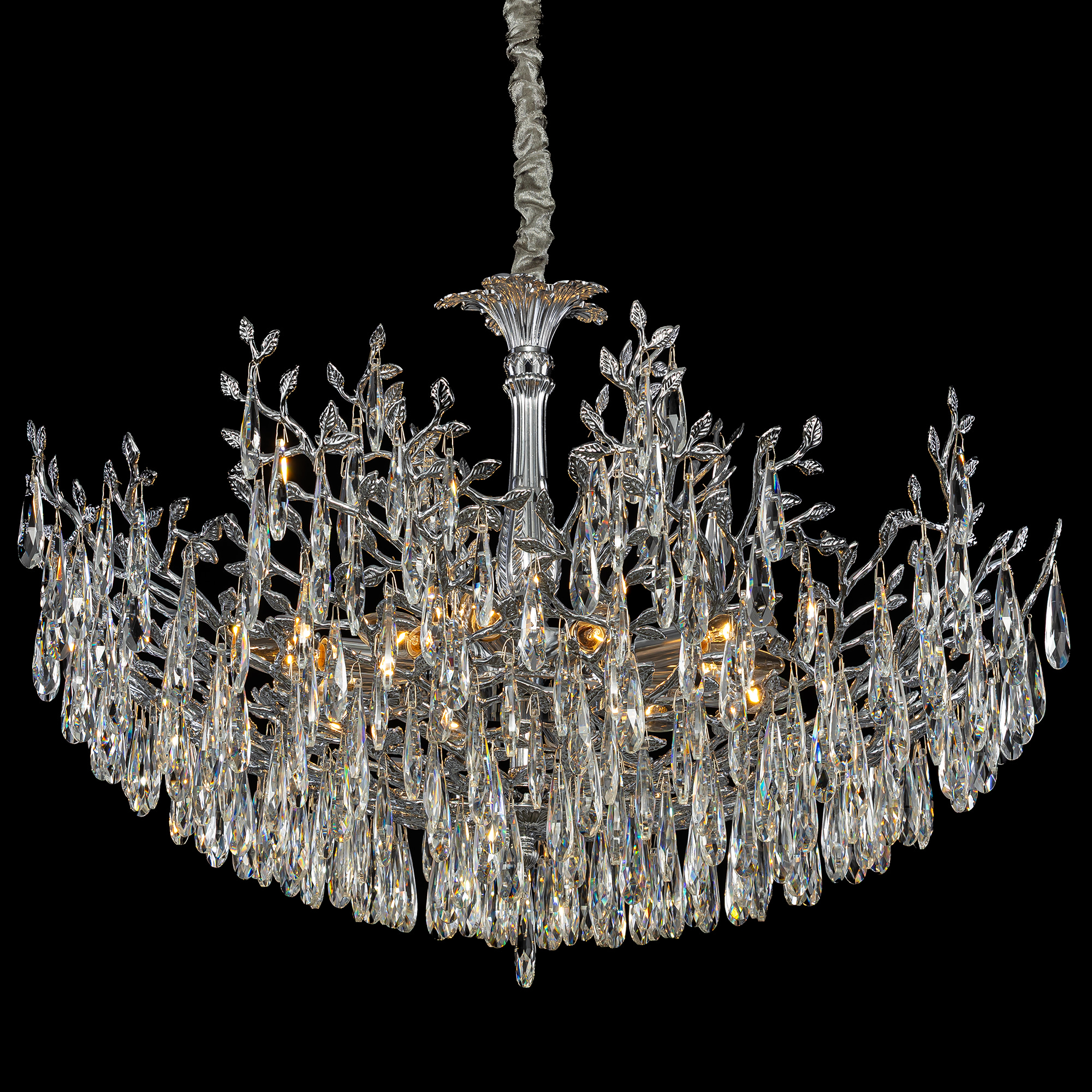 Citilux RITZ CL310121 Люстра хрустальная подвесная Хром арт. 89414