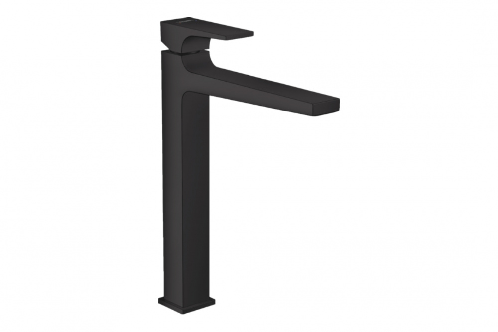 HANSGROHE Metropol Смеситель для раковины 260, однорычажный, ДК Push-Open G 1 ¼, матовый черный арт. 35678