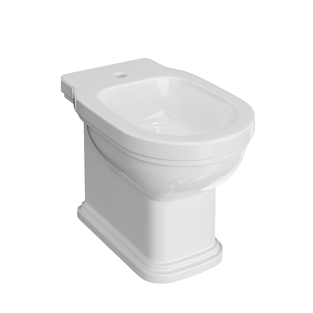 PO.bidet.01 Биде Pompei/Помпеи напольное, белый глянцевый арт. 117981