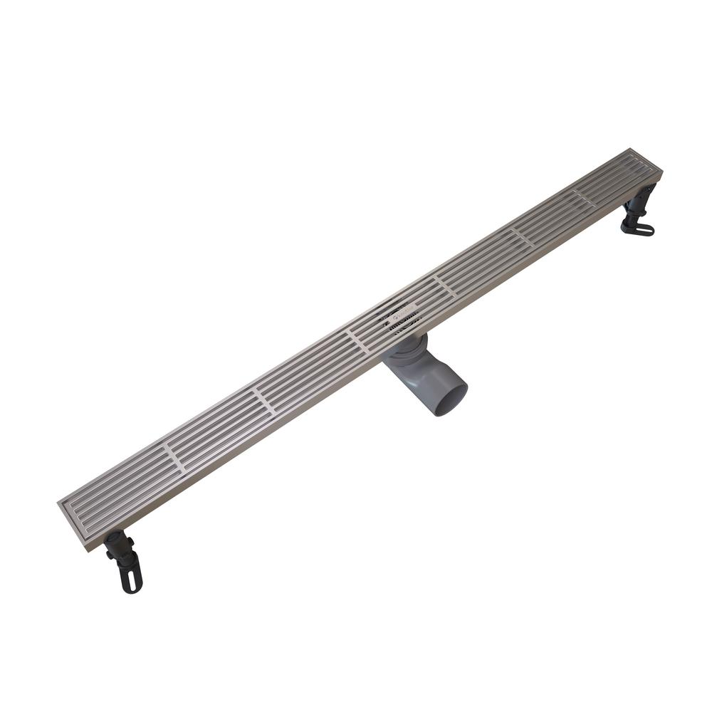 Душевой трап линейный Knotlor SDRW0800LBS, матовая сталь арт. 176048